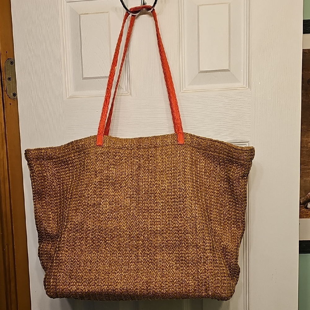 Vera Bradley Tan Artistic Bird Tote - Picture 3 of 11